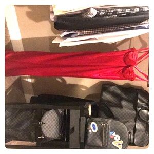 Red D&G ball gown prom wedding